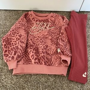 toddler girls nike set